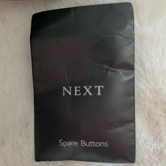 NEXT Leather coat heavy duty with spare button for Men BNWT - Picture 4 of 4